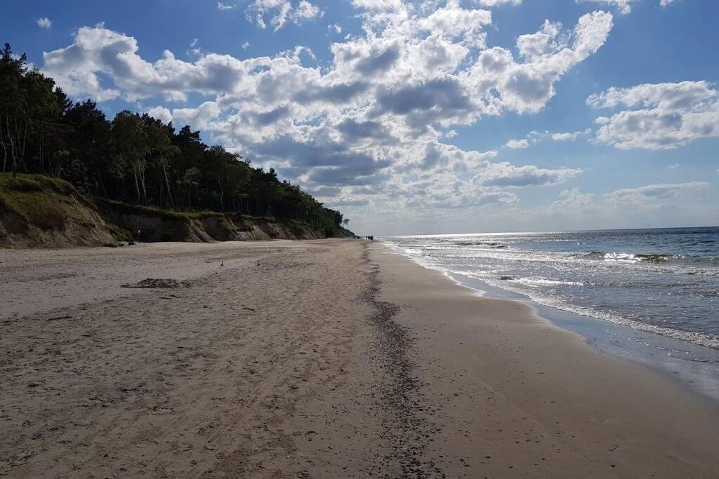Traumhaftes Ferienhaus Lena Direkt An Der Ostsee Łukęcin Kültér fotó