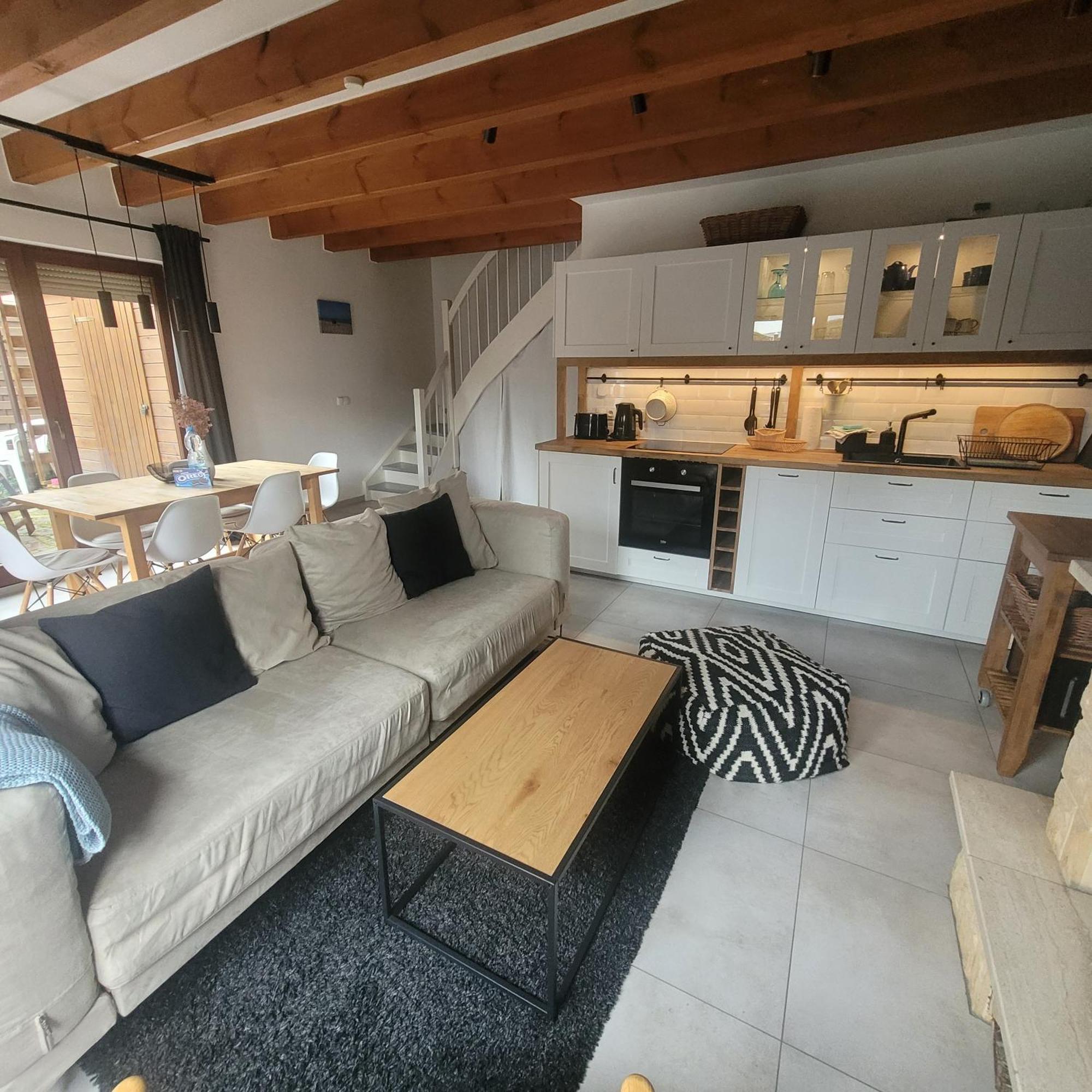 Traumhaftes Ferienhaus Lena Direkt An Der Ostsee Łukęcin Kültér fotó
